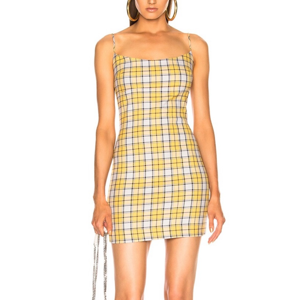 Miaou Viki plaid dress